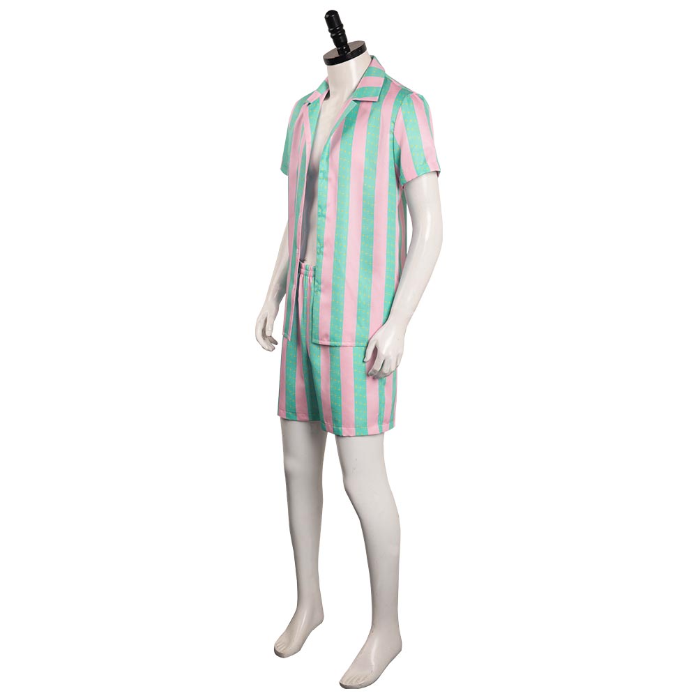 2023 Film Adulte Barbie Ken Short De Plage Ensemble Cosplay Costume