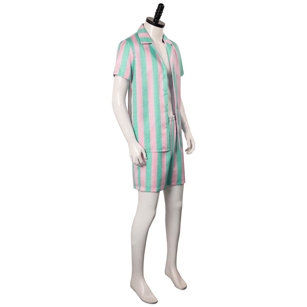 2023 Film Adulte Barbie Ken Short De Plage Ensemble Cosplay Costume