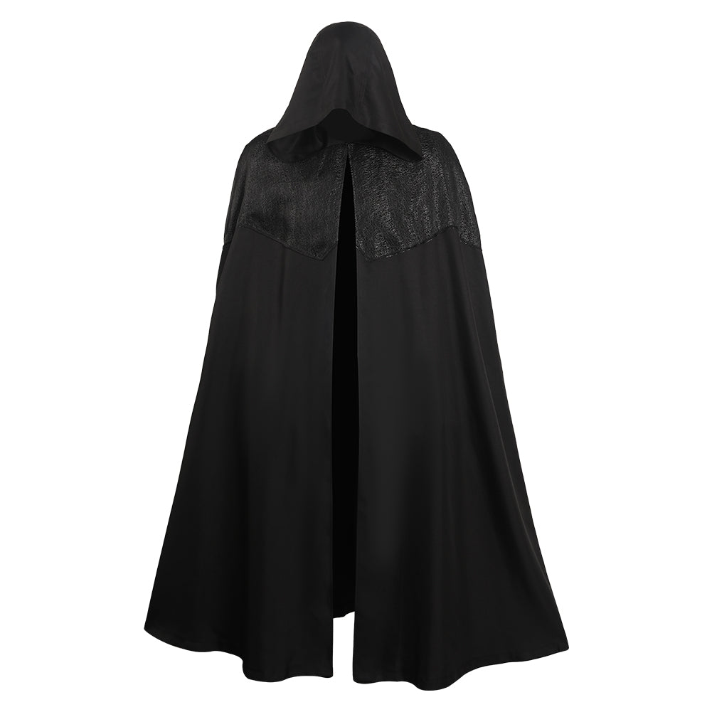 TV The Witcher Geralt Cape En Patchwork Noir Halloween Carnaval