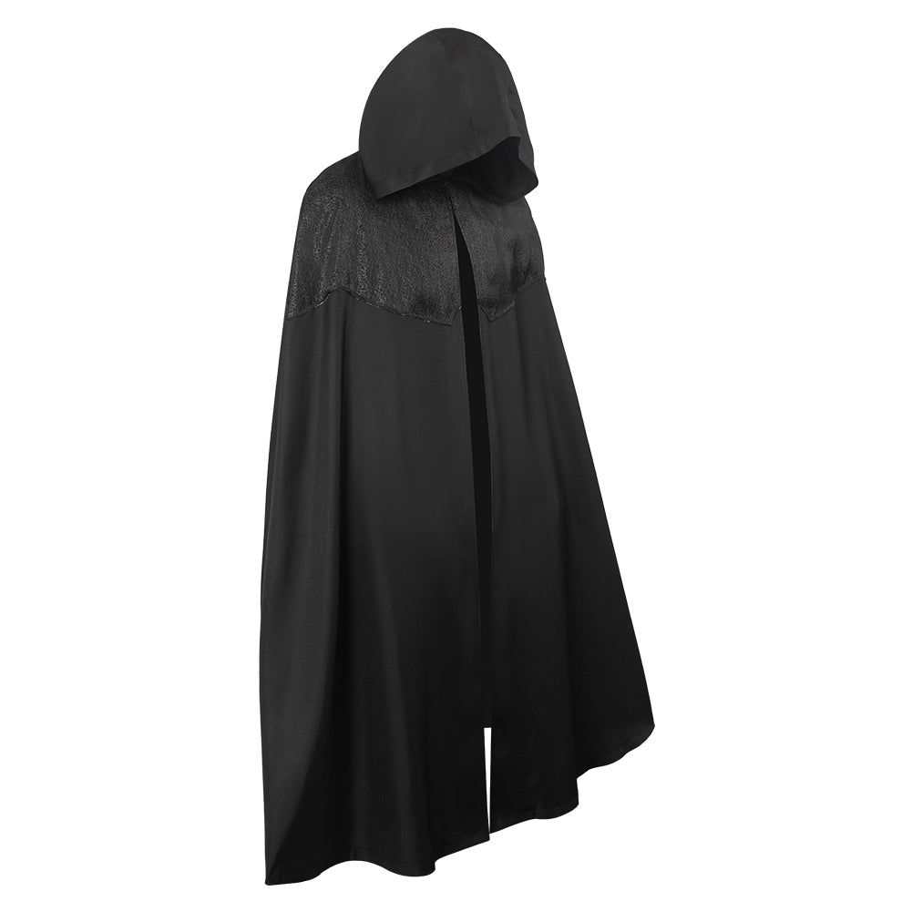 TV The Witcher Geralt Cape En Patchwork Noir Halloween Carnaval