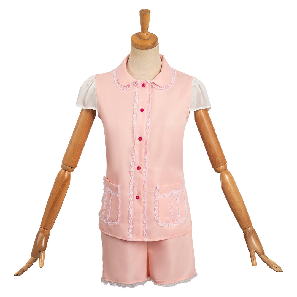 Film Barbie Deux Pieces Pyjama Robe Cosplay Costume Halloween Carnaval