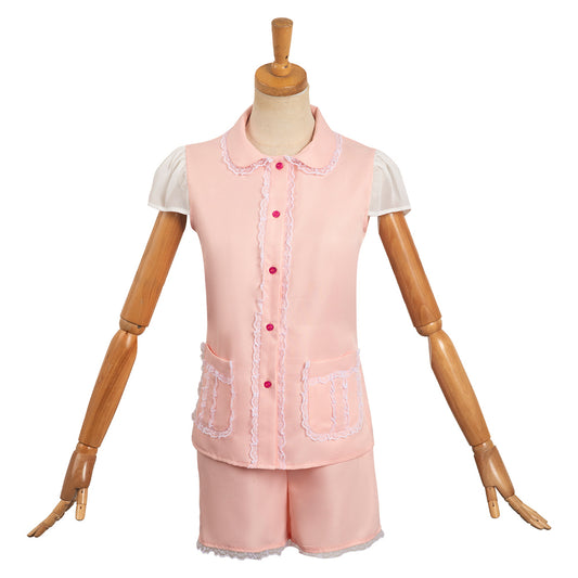 Film Barbie Deux Pieces Pyjama Robe Cosplay Costume Halloween Carnaval