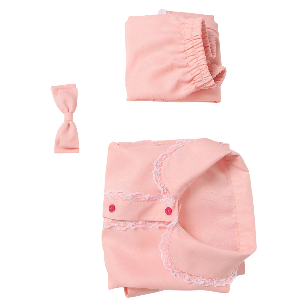 Film Barbie Deux Pieces Pyjama Robe Cosplay Costume Halloween Carnaval