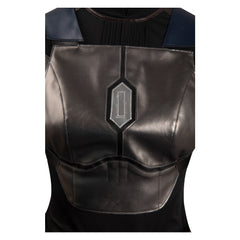 TV Enfant Star Wars Bo-Katan Kryze Noir Tenue Cosplay Costume
