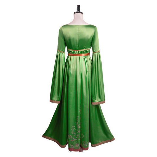Star Wars Leia Robe Vert Mariée Cosplay Costume Carnaval