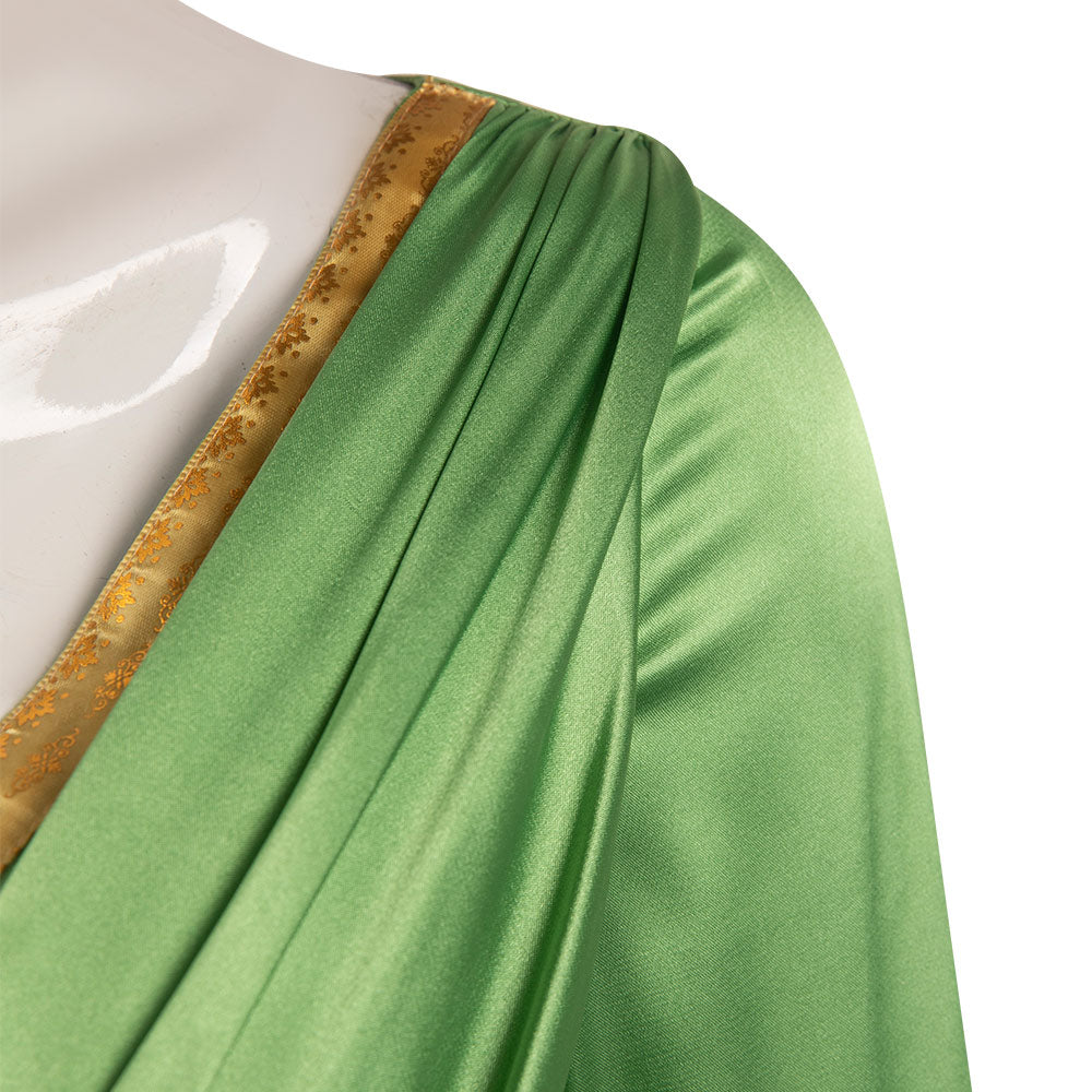 Star Wars Leia Robe Vert Mariée Cosplay Costume Carnaval