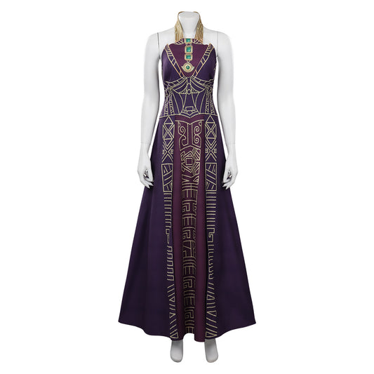 Adulte Black Panther Wakanda Forever Ramonda Robe Cosplay Costume