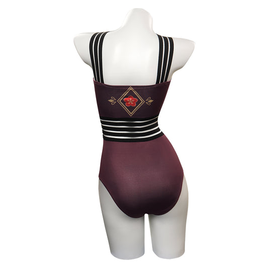 Genshin Impact Hutao Maillot De Bain Cosplay Costume Carnaval