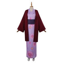Demon Slayer Kanroji Mitsuri  Cosplay Costume Kimono Outfits Halloween Carnival Party Disguise Suit