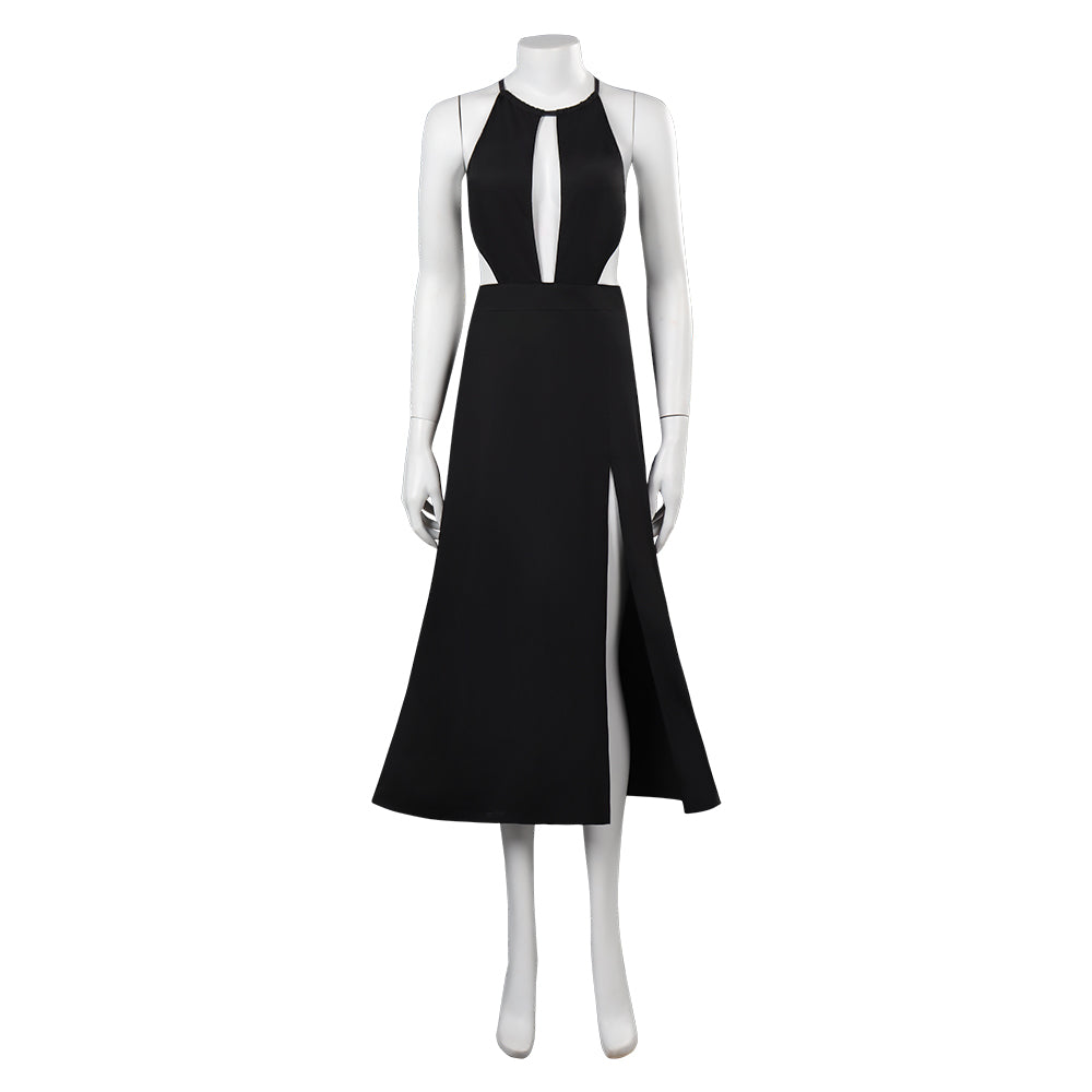 Adulte FIlm Ghosted Sadie Robe Noir Cosplay Costume Carnaval