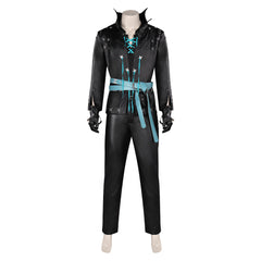 Final Fantasy XVI Cidolfus Telamon Jeu Uniform Noir Cosplay Costume