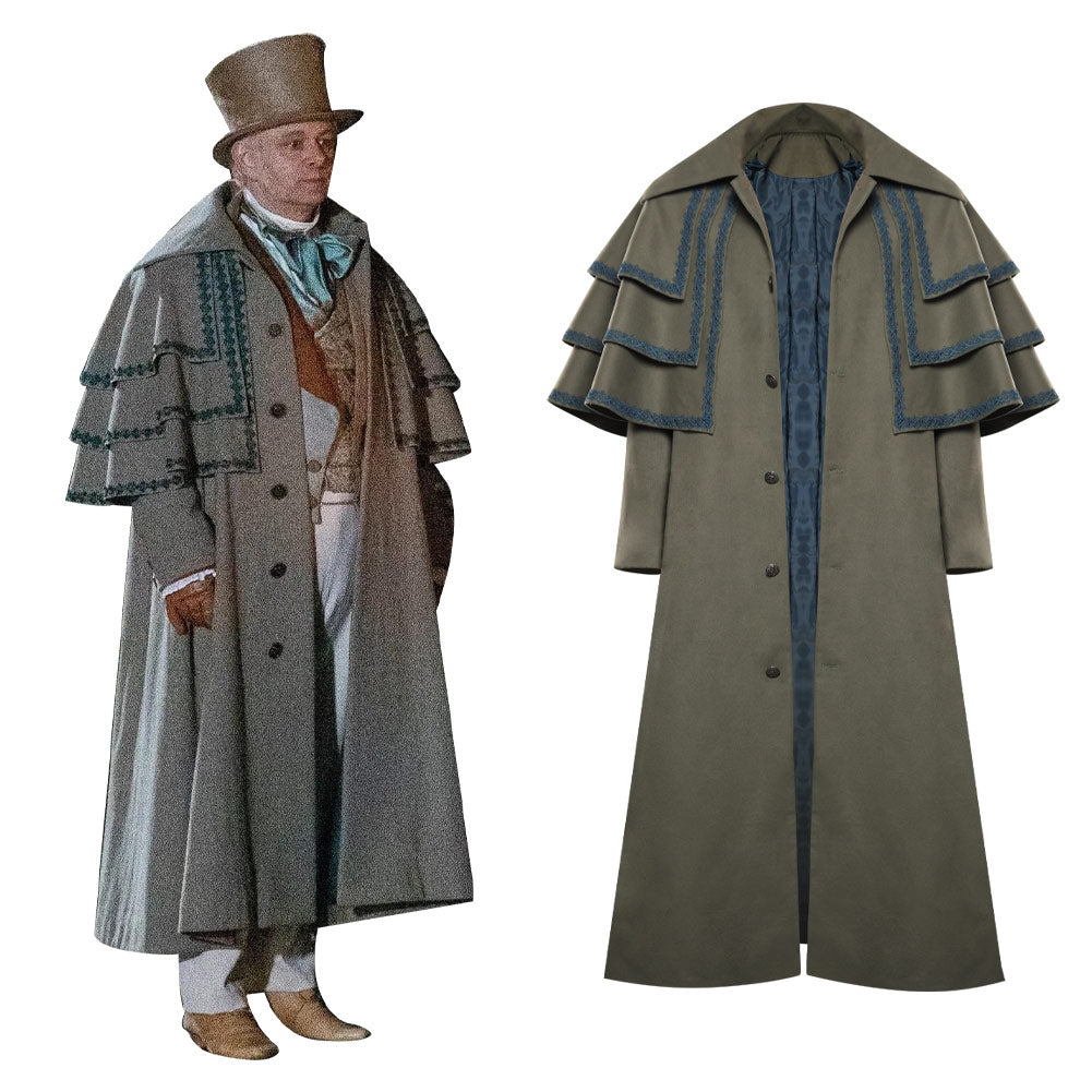 Good Omens 2 Aziraphale Uniform Cosplay Costume Halloween Carnival