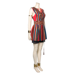 2022 The Woman King Nanisca Robe Cosplay Costume Halloween Carnival