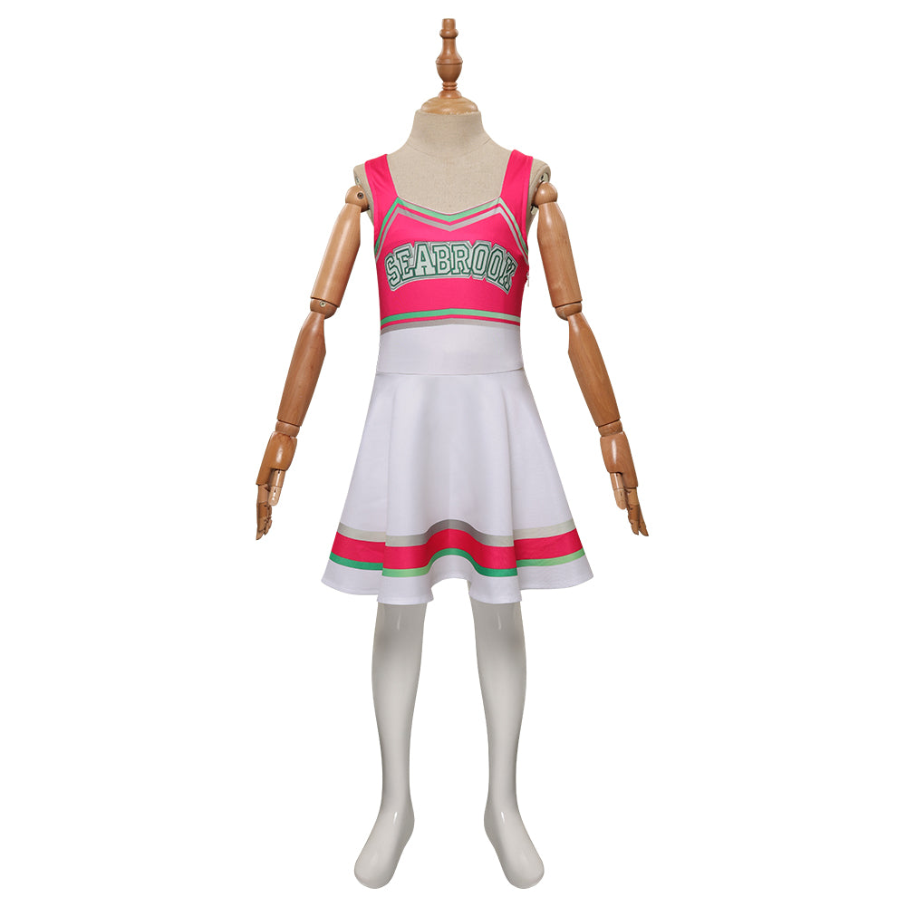2022 Enfant Zombies 3 Addison Wells Cheerleading Robe Cosplay Costume