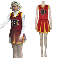 Les Nouvelles Aventures de Sabrina 4 Sabrina Spellman Robe Rouge Cosplay Costume