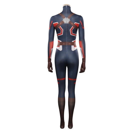 What If Peggy Carter Combinaison Cosplay Costume Carnaval
