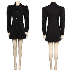 Film Pauvres Créatures Poor Things Bella Baxter Femme Noir Uniforme Cosplay Costume Carnival
