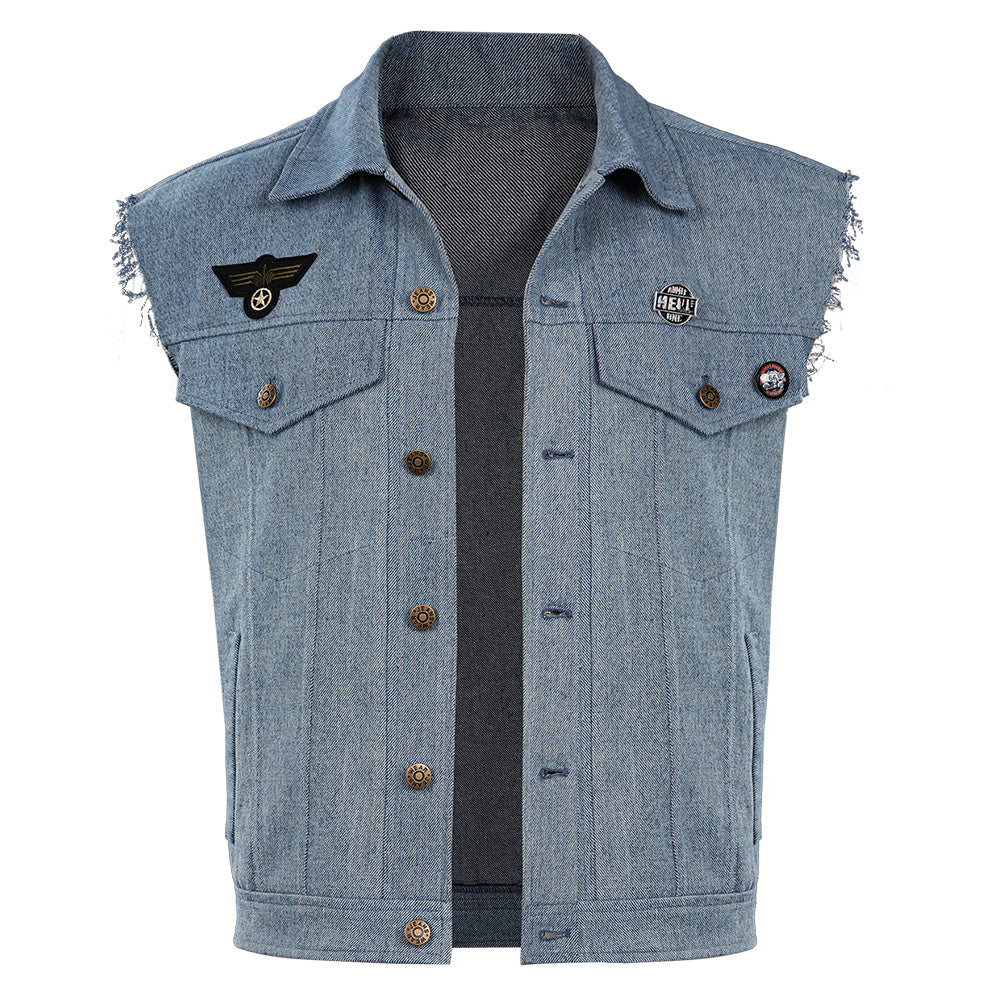 Stranger Things 4 Homme Steve Harrington Cowboy Gilet Veste Cosplay Costume