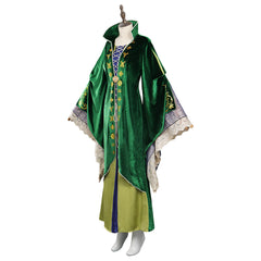 Hocus Pocus 2 Winifred Sanderson Robe Cosplay Costume Carnival Halloween