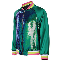 Zombies 3 Bucky  Paillettes Veste Manteau Cosplay Costume