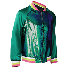 Zombies 3 Bucky  Paillettes Veste Manteau Cosplay Costume