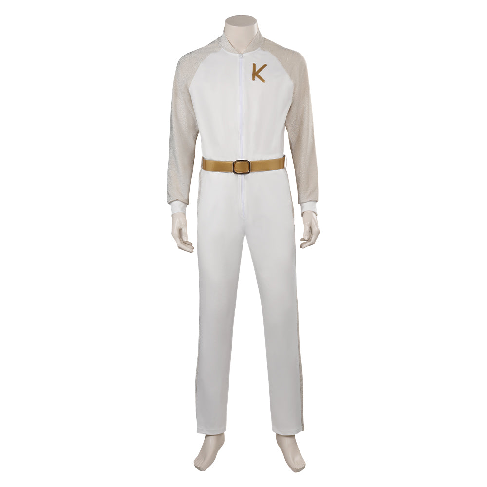 2023 Film Barbie Ken Blanc Ensemble Ryan Gosling Cosplay Costume Carnaval