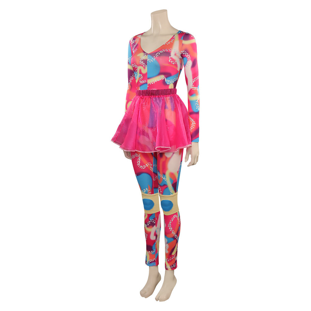 Film Barbie Design Original Rose Combinaison Costume Carnaval