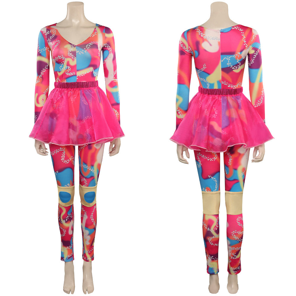 Film Barbie Design Original Rose Combinaison Costume Carnaval
