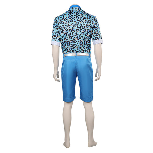 2023 Film Barbie Ken Uniform Bleu Emsemble Cosplay Costume