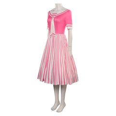 2023 Film Barbie Barbie Skipper Robe Rose Cosplay Costume Carnaval