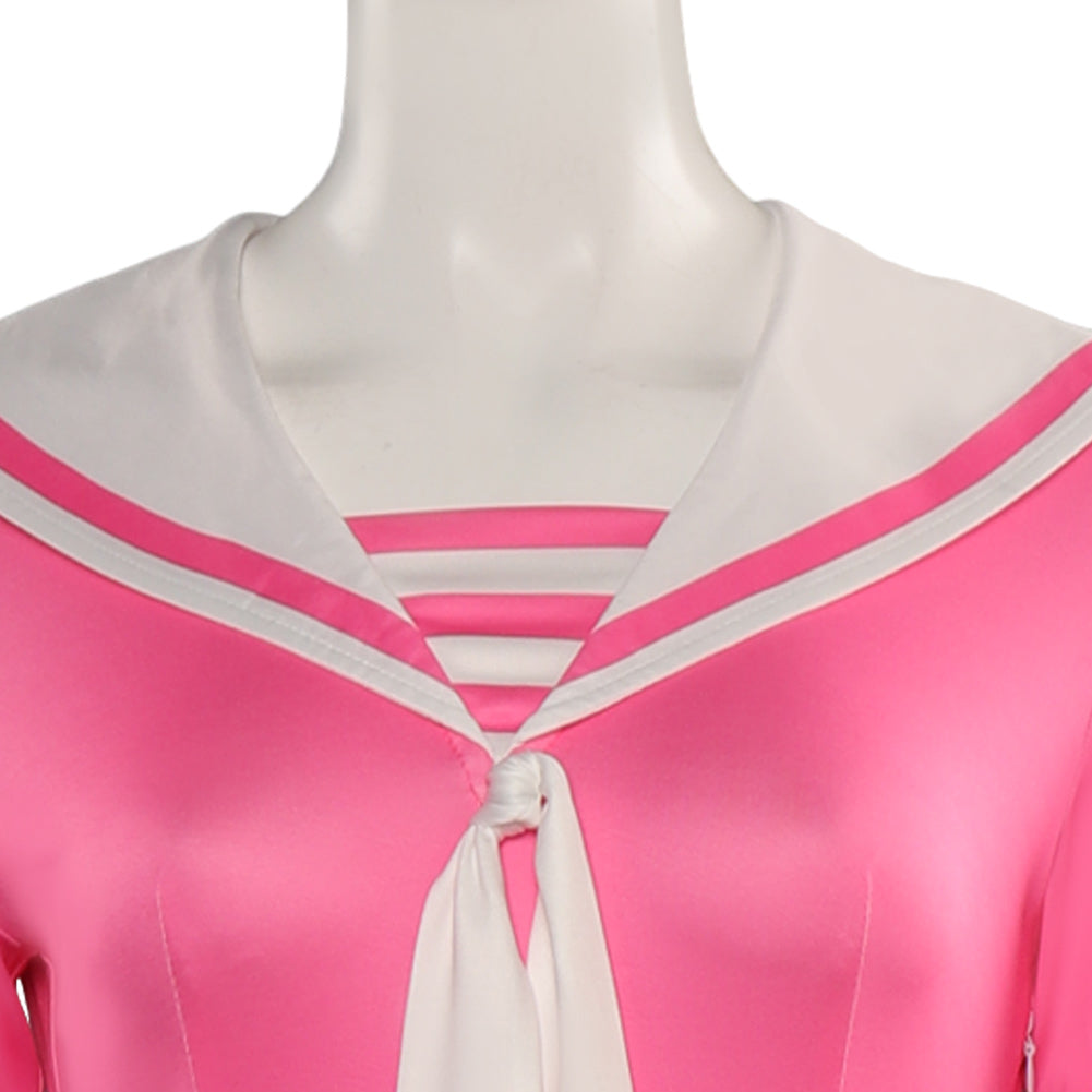 2023 Film Barbie Barbie Skipper Robe Rose Cosplay Costume Carnaval