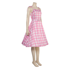 2023 Film Enfant Barbie Ensemble Robe Rose Cosplay Costume Carnaval
