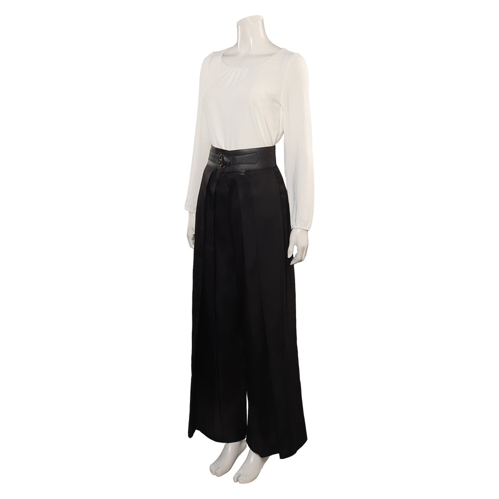 The Witcher Yennefer Blanc Uniform Cosplay Costume Carnaval
