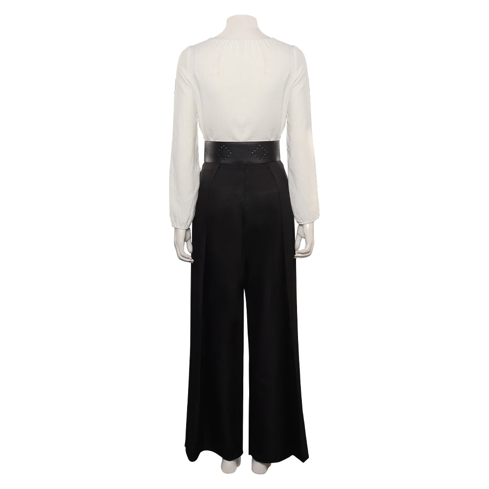 The Witcher Yennefer Blanc Uniform Cosplay Costume Carnaval