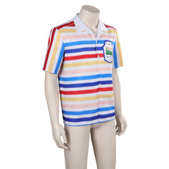 Adulte Barbie 1964 Ken Rayures arc-en-ciel Chemise Cosplay Costume