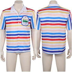Adulte Barbie 1964 Ken Rayures arc-en-ciel Chemise Cosplay Costume