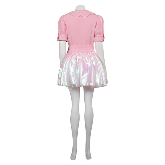 Film Barbie Robe Rose Tenue Cosplay Costume