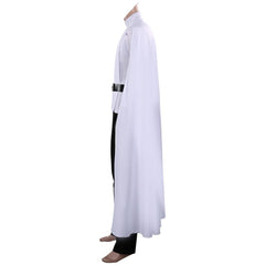 White Fighting Tenue Cosplay Costume