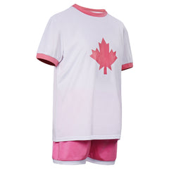 2022 Alerte Rouge Meilin Lee Enfant Pyjamas Cosplay Costume