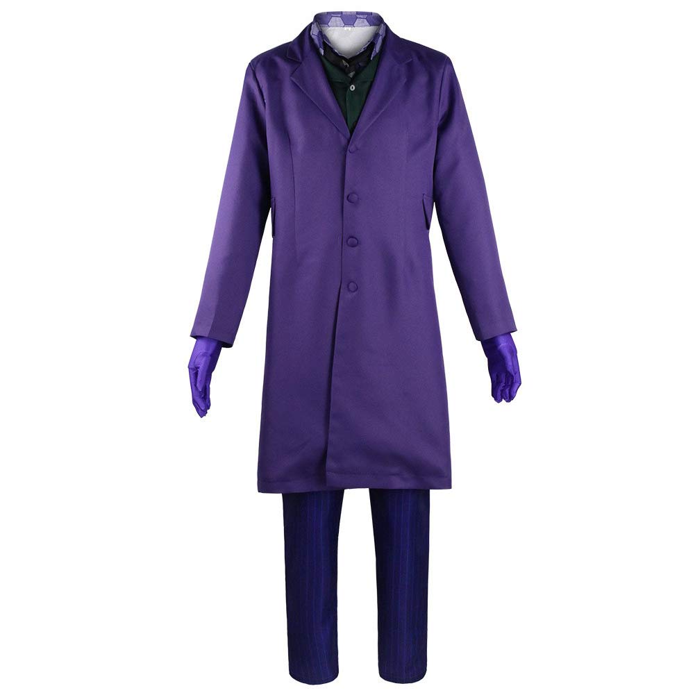 The Dark Knight Heath Ledger Joker Tenue Complete Cosplay Costume