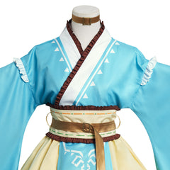 The Legend of Zelda: Breath of the Wild Link Lolita Robe Cosplay Costume Design Original