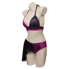 League of Legends Jinx Maillot De Bain Cosplay Costume - Cossky