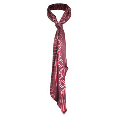 2023 Film Wonka Echarpe en Soie Imprimée Cosplay Costume