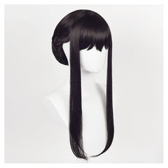 Supai Famirī Yor Perruque Longue Noire Cosplay Perruque
