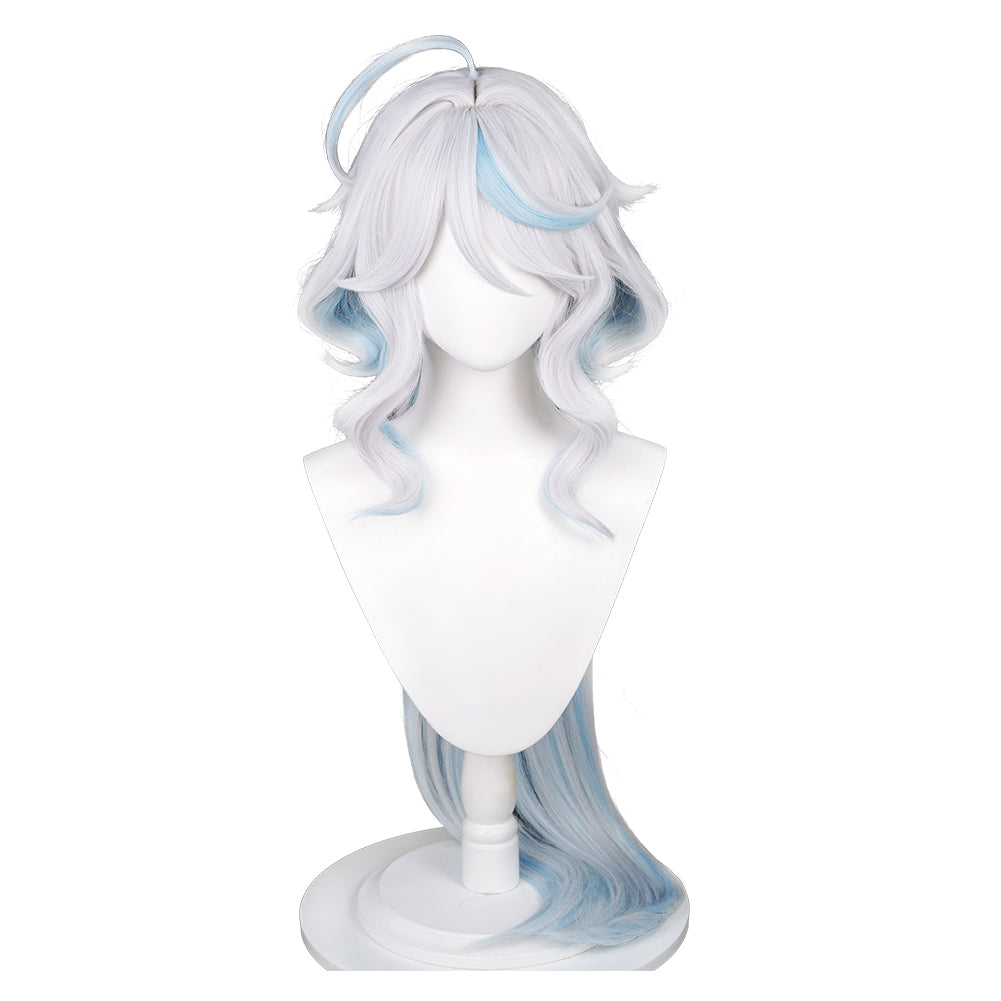 Genshin Impact Focalors Perruque Cosplay Accessoire