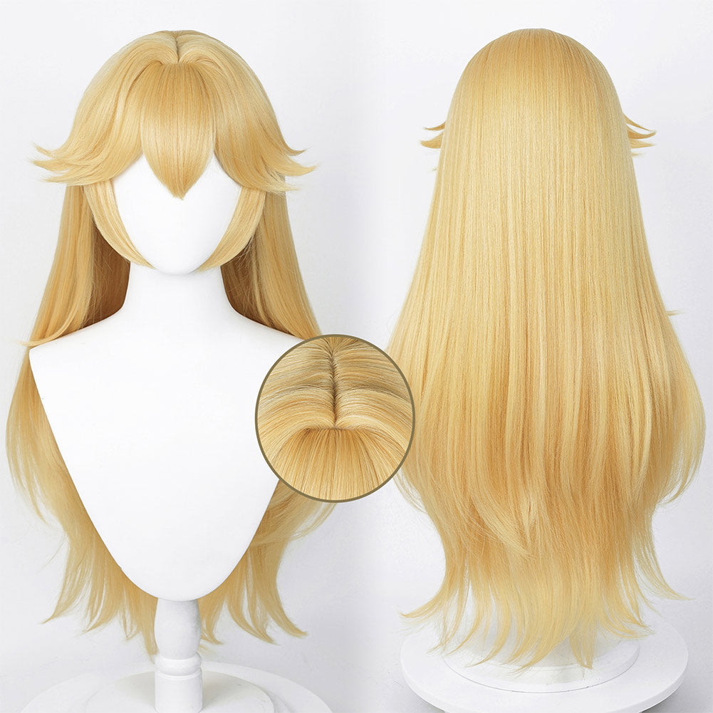 Super Mario Bros Princesse Peach Cosplay Perruque