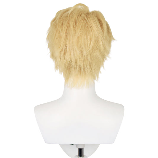 Supai Famirī Loid Perruque Courte Blonde Cosplay Perruque