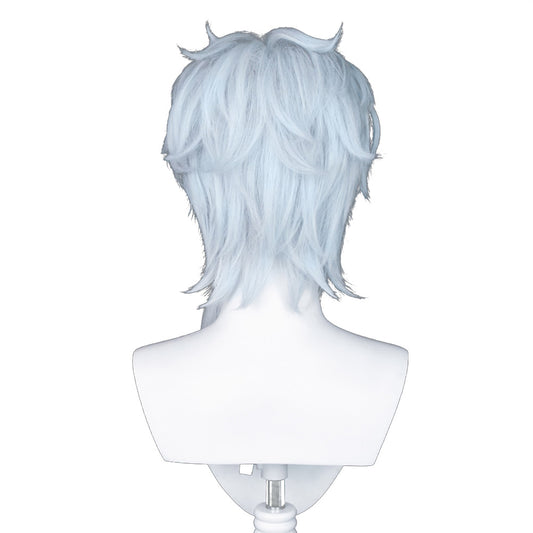 Genshin Impact Fatui Dottore Cosplay Perruque