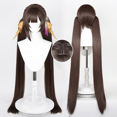 Jeu Honkai: Star Rail Sushang Cosplay Perruque Double Queue de Cheval