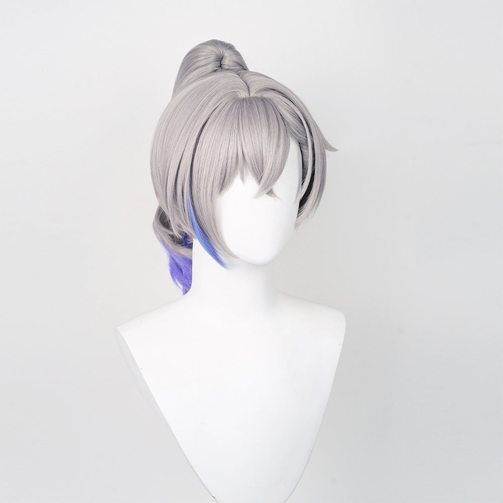 Jeu Honkai: Star Rail Silver Wolf Cosplay Perruque